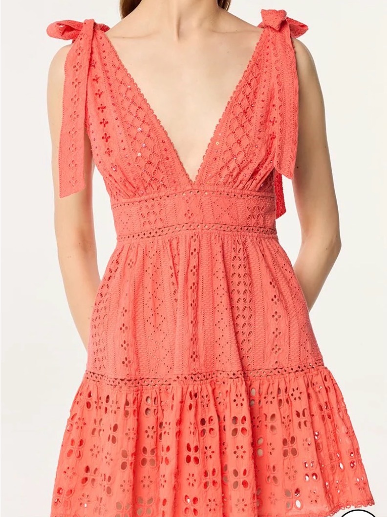 Mini Dress Cara - Coral